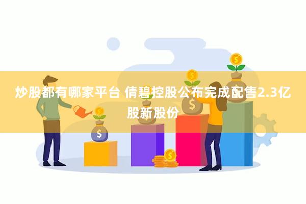 炒股都有哪家平台 倩碧控股公布完成配售2.3亿股新股份