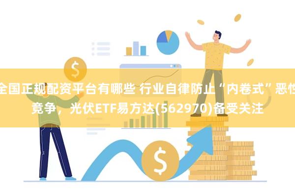 全国正规配资平台有哪些 行业自律防止“内卷式”恶性竞争，光伏ETF易方达(562970)备受关注